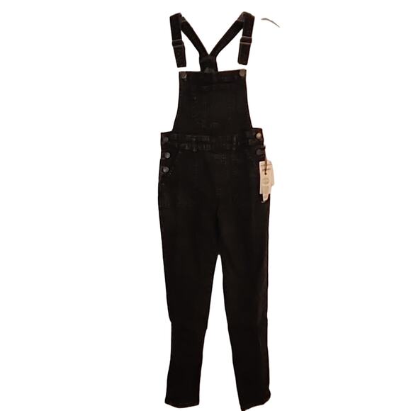 Treasure and Bond Black Stonewash Overalls, NWT, 12